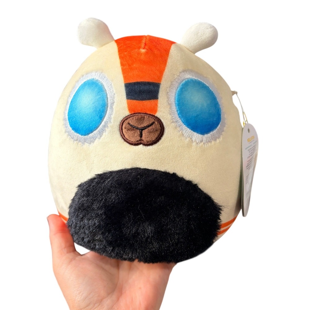 Squishmallows Mothra Godzilla 8 Inch Plush Kellytoy Kaiju NWT Cream Orange